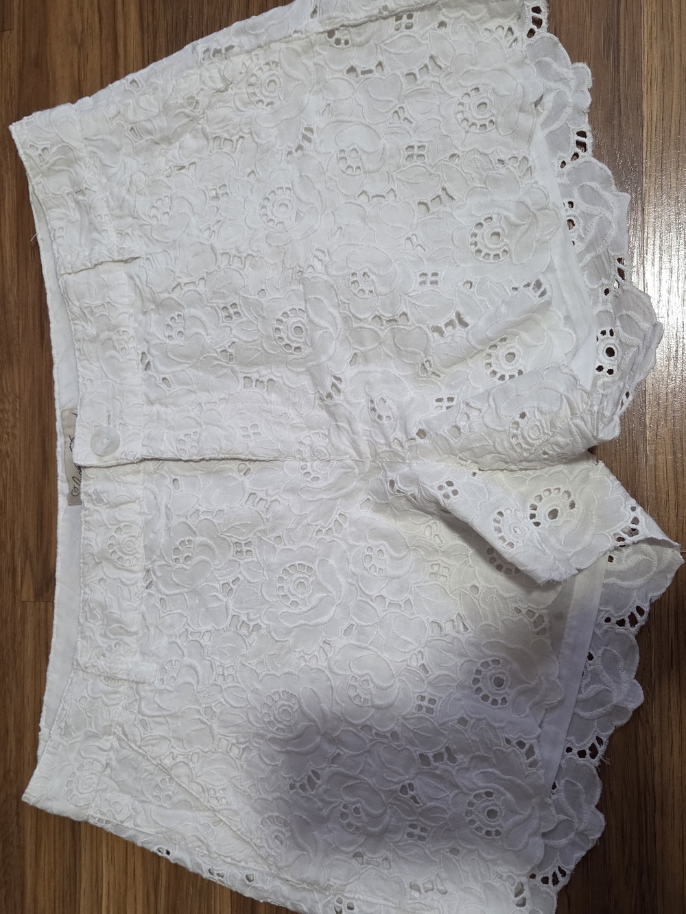 Lucky Brand White Eyelet Lace Shorts